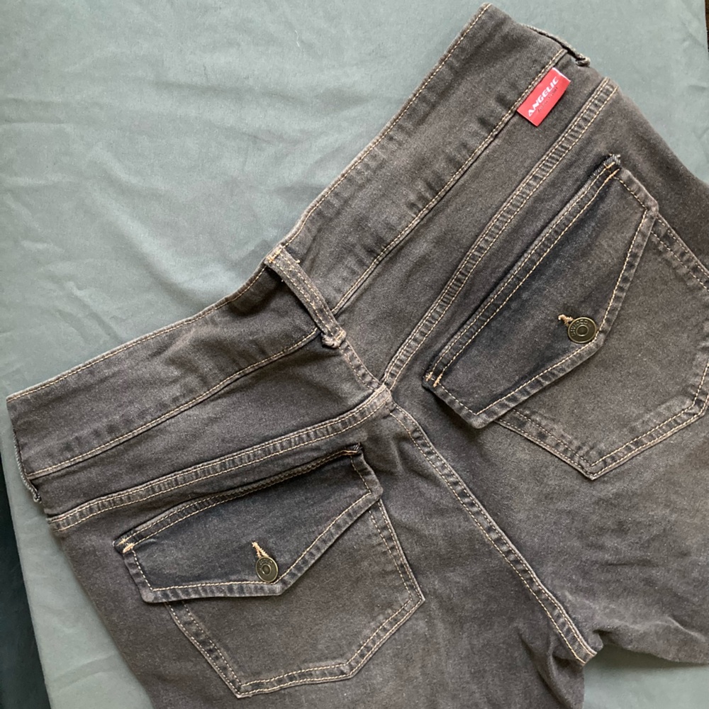 H&M Brand New Angelic Collab 2001 Button Pocket Y2K Denim Jeans Discontinued
